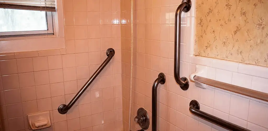 Shower grab bar installation for bathroom safety and accessibility in Tacoma, WA