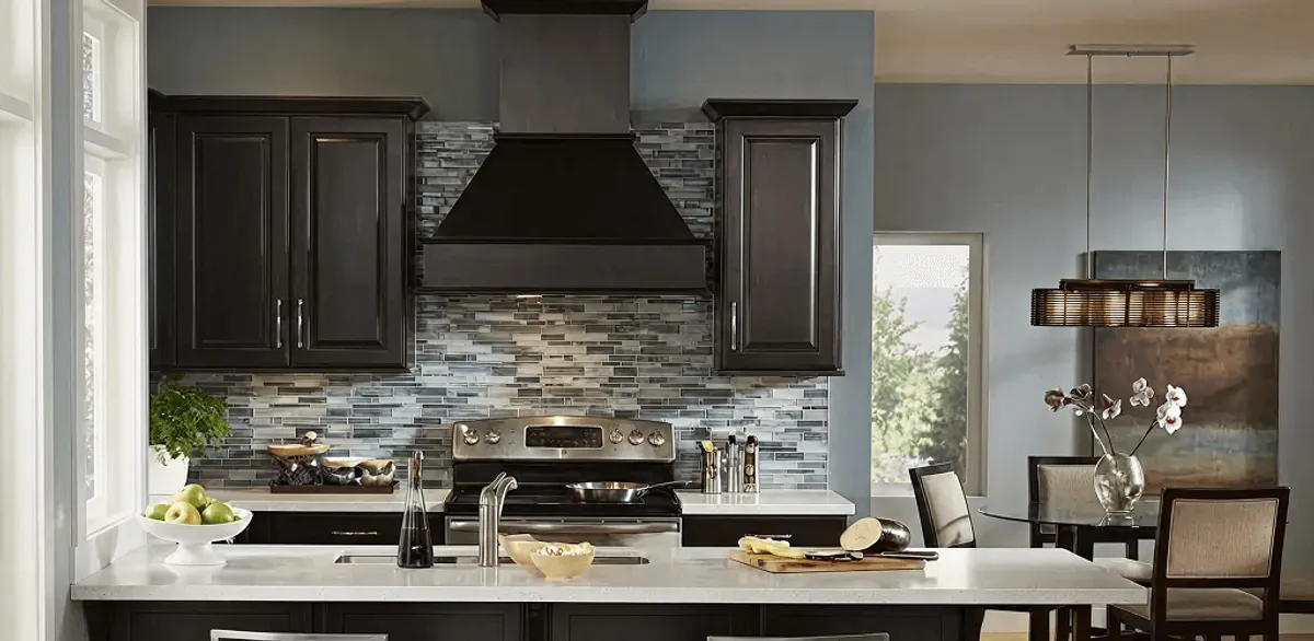 Kitchen cabinet painting and refinishing in a modern kitchen in Tacoma, WA